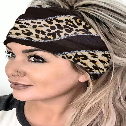 Headscarf for women 2026 four-season fashion new printed elastic yoga sports washing hair band wholesale