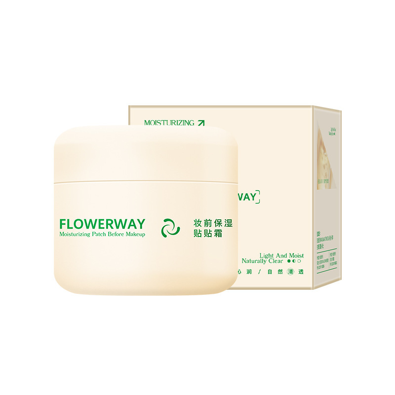 FLOWERWAY antes del maquillaje, crema hidratante, crema hidratante