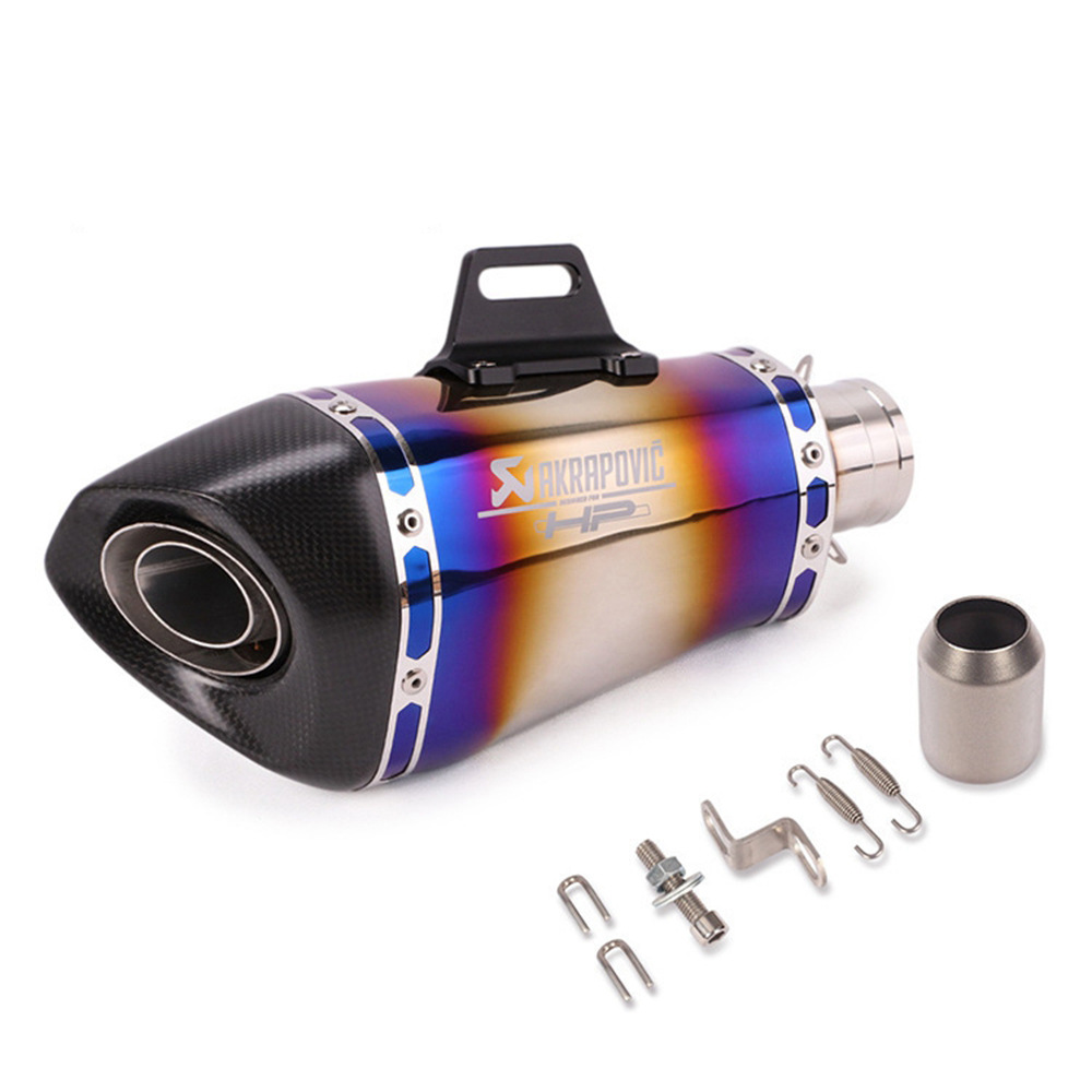 60/51mm motorcycle universal modified exhaust pipe Z900 CBR S1000RR MT07 NK250 Ducati
