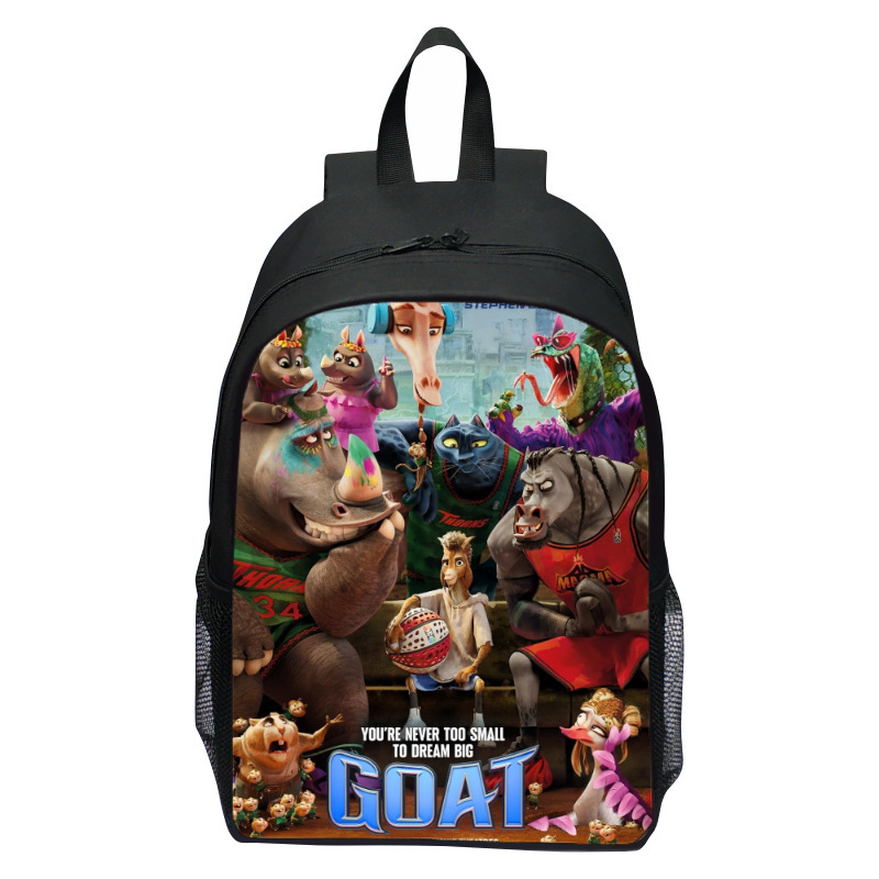 Cross-Border New Product Printing Miracle Dream Team Goat Schoolbag Primary School Students Cartoon Anime Casual Lightweight Backpack Cross-Border New Product Printing Miracle Dream Team Goat Schoolbag Primary School Students Cartoon Anime Casual Lightweight Backpack