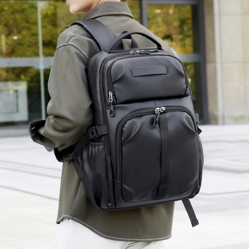 Cross-Border Backpack, New Model, Can Be Printed with Logo, College Student, High School Student Backpack, Water-Repellent Computer Backpack