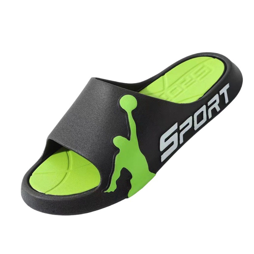 Hombres al aire libre resistente al desgaste hogar sensación interior baño antideslizante zapatillas deportivas hombres de verano al aire libre