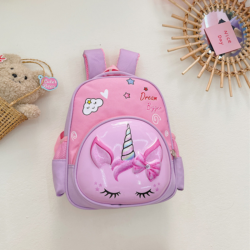 Mochila escolar primaria para niña 2024, nueva mochila escolar de dibujos animados, linda, para jardín de infantes, de 5 a 9 años, mochila infantil tipo concha