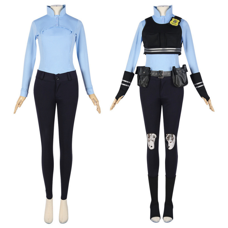 异裳织梦家万圣节服装疯狂动物城兔子警官judy朱迪cosplay漫展动|undefined