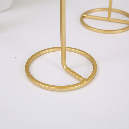 Wholesale ins Nordic iron candlestick long candle ornaments home candlelight dinner romantic decoration props atmosphere