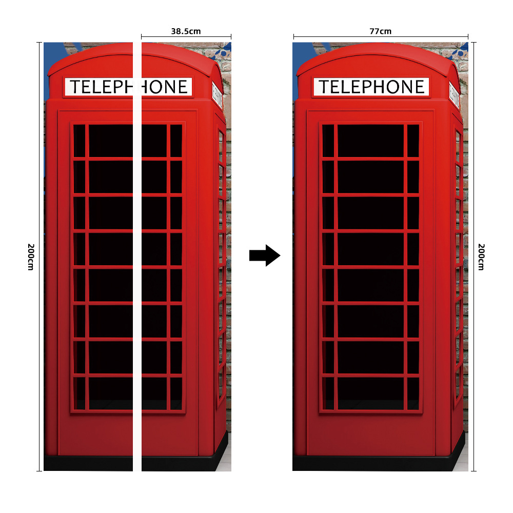 Pegatinas para puertas 3D respetuosas con el medio ambiente, autoadhesivos, fabricantes de origen al por mayor, patrones populares transfronterizos de alta definición, adhesivos para puertas impermeables, a prueba de aceite y antiincrustantes