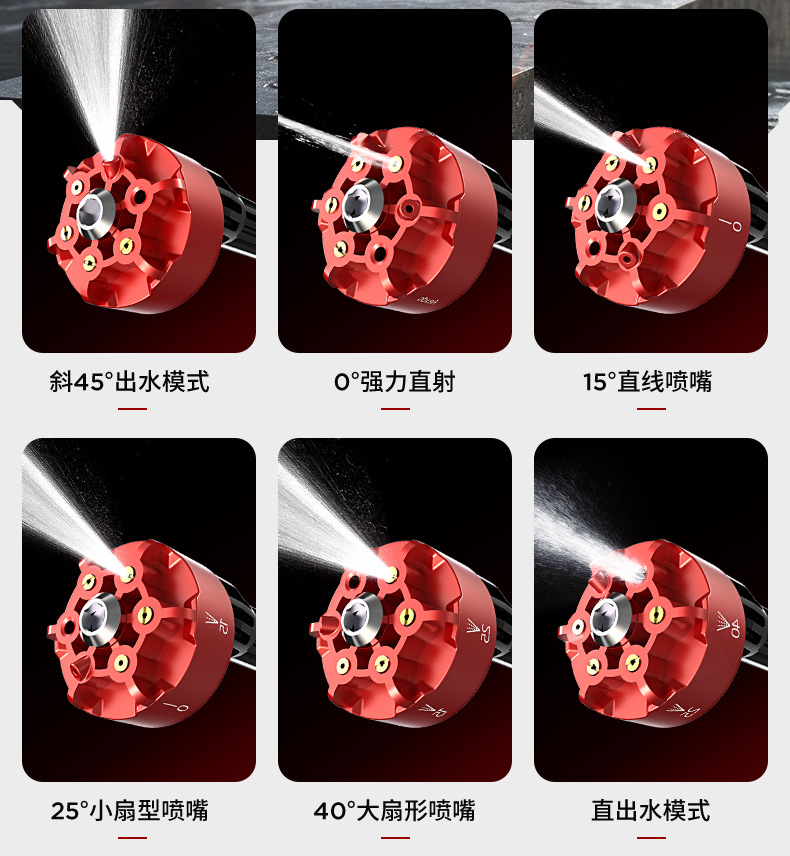 Jie Nuo Wireless Car Washer High-Pressure Water Gun Household Electric Lithium Battery Rechargeable Powerful New Booster Cleaning Gun