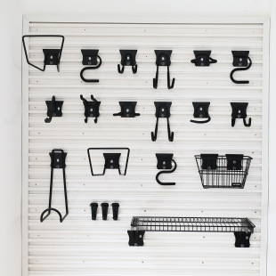 Customized heavy -duty wall hanging shelves hardware linked wall -mounted tool storage solution garage hook