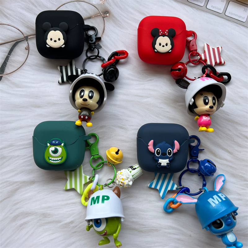 Applicable to magic banquet M200 Real Wireless Bluetooth headset protective cover cartoon silicone fashion brand charging box drop-resistant soft case Applicable to magic banquet M200 Real Wireless Bluetooth headset protective cover cartoon silicone fashion brand charging box drop-resistant soft case