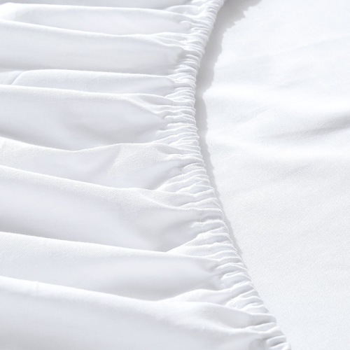 White bed sheet single piece bed cover Simmons anti-slip protective cover hotel hotel mattress cover dust cover 1.8m 