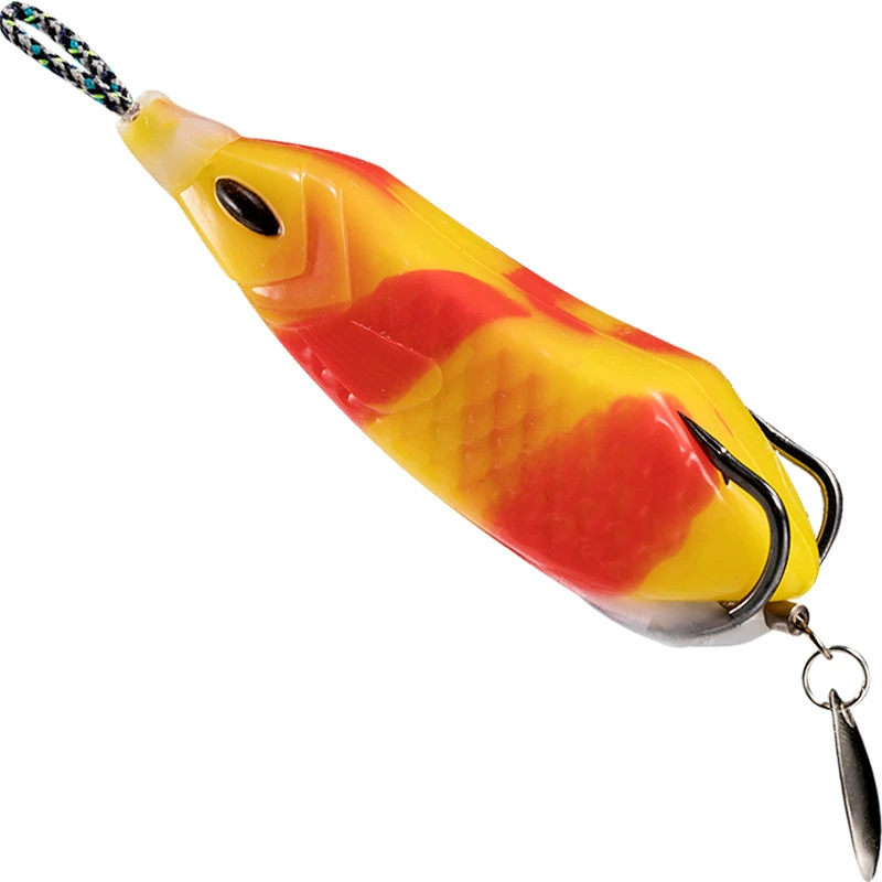 Factory wholesale new two -color pointed mouth Thunder frog Black Revo Luya bait black fish bait bait fake bait