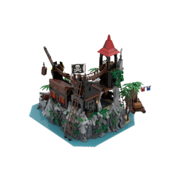 Pirate Castle Building Block Set Educational Construction Toy_voghion.com