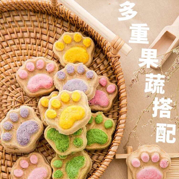 Pet snacks cat claw cake fattening hair gills cat snacks claw freeze-dried cat snacks pet food spot wholesale