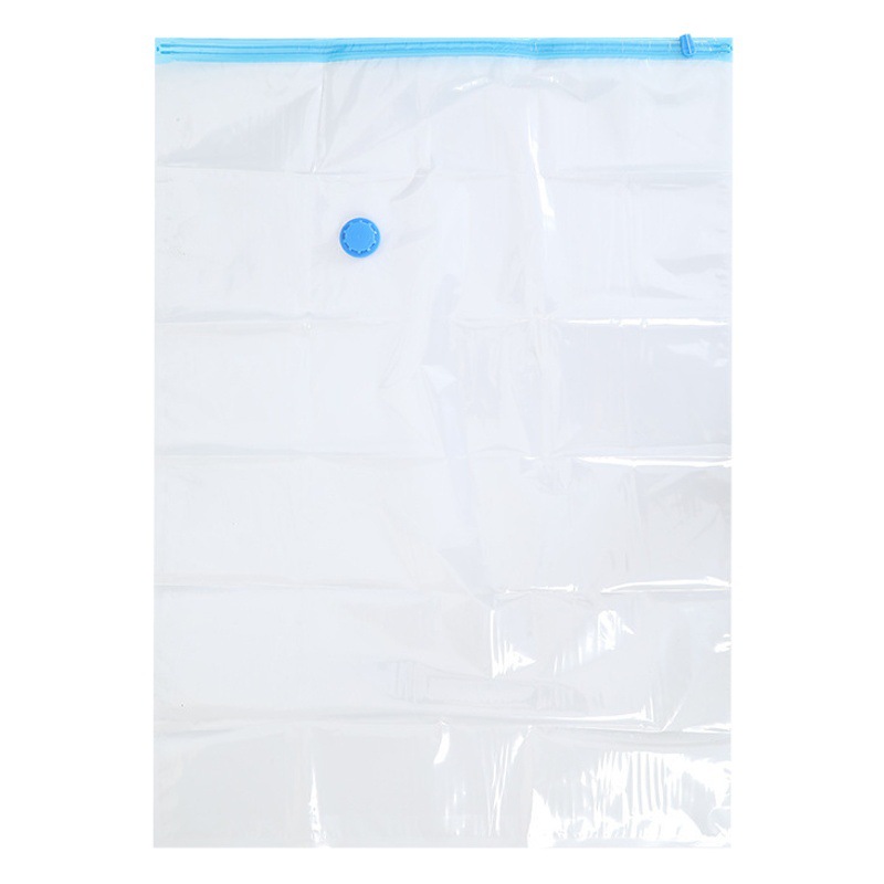 Bolsa de compresión al vacío transparente transfronteriza Bolsa de almacenamiento de ropa de temporada Bolsa de almacenamiento de edredón de ropa Rollo de mano engrosado a prueba de explosiones