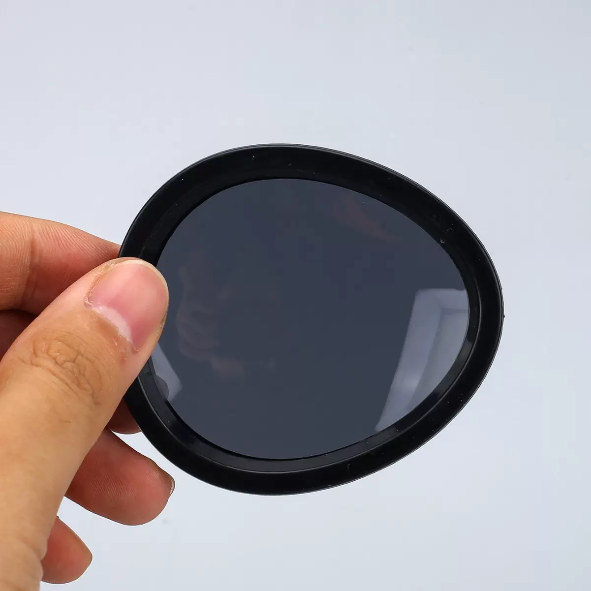 厂家直供小号灰色衣服装饰镜片PC飞行帽棉袄羽绒服滑雪服帽子配件