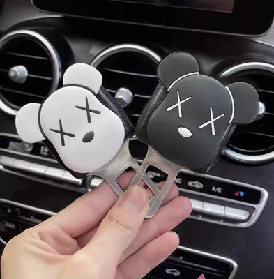 with extension bayonet car Other Automotive Interior Supplies - black-violent-bear-white-violent-bear-buckle-1-pair