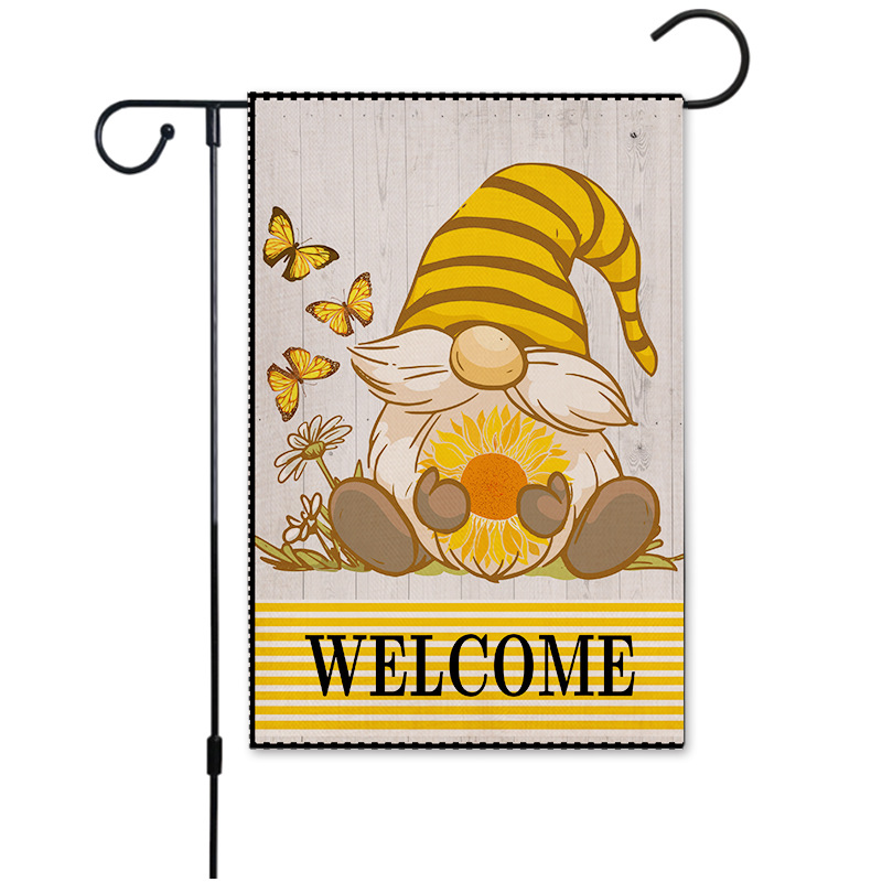 Nordic Style Vacation Butterfly Polyester Flag display picture 4