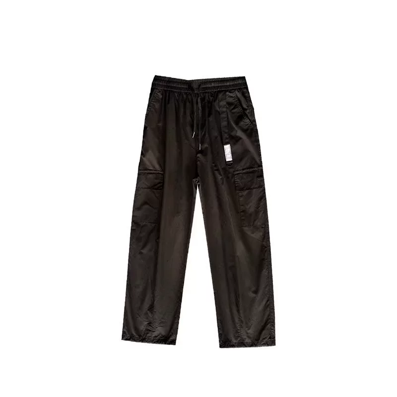 Летние трендовые ретро повседневные брюки, свободный прямой крой, американский стиль