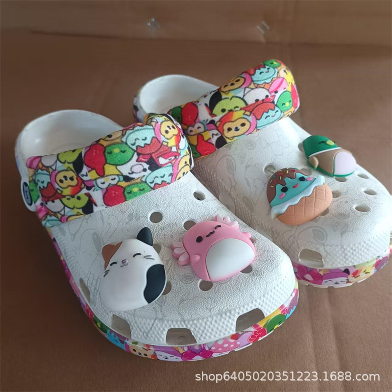 Cross New Snoopy Third Generation Totoro Print Clogs for Boys and Girls, Beach Shoes, Non-Slip Sandals 210228 Cross New Snoopy Third Generation Totoro Print Clogs for Boys and Girls, Beach Shoes, Non-Slip Sandals 210228