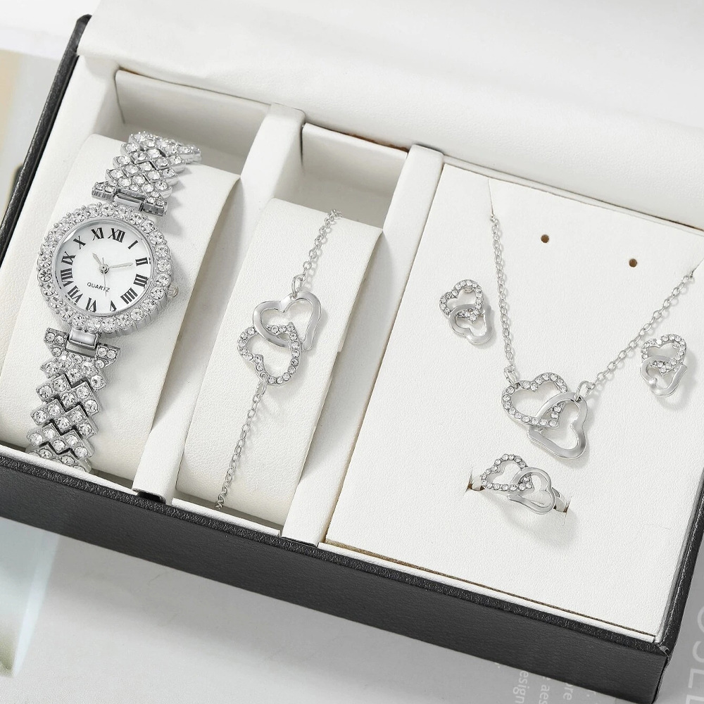 Silver + double love bracelet + accessories (without box)