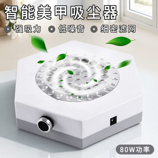 Cross-Border Supply of Adjustable Speed 80W Nail Vacuum Cleaner 858-6 Vacuum Cleaner Nail Dust Vacuum Cleaner Fast and Silent