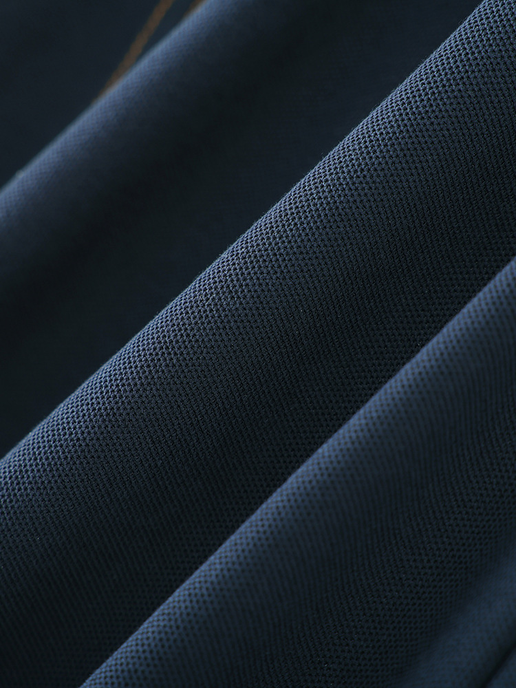 Đầm denim nữ cổ V eo cao tay ngắn dáng ôm — xanh lam