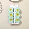 Blue set, cards, 6 pieces, gradient