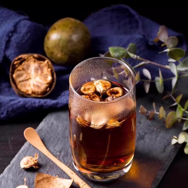 Dried Luo Han Guo Monk Fruit Whole Pods 30 Pack Large 53-58mm Guangxi Herbal Tea for Brewing in use