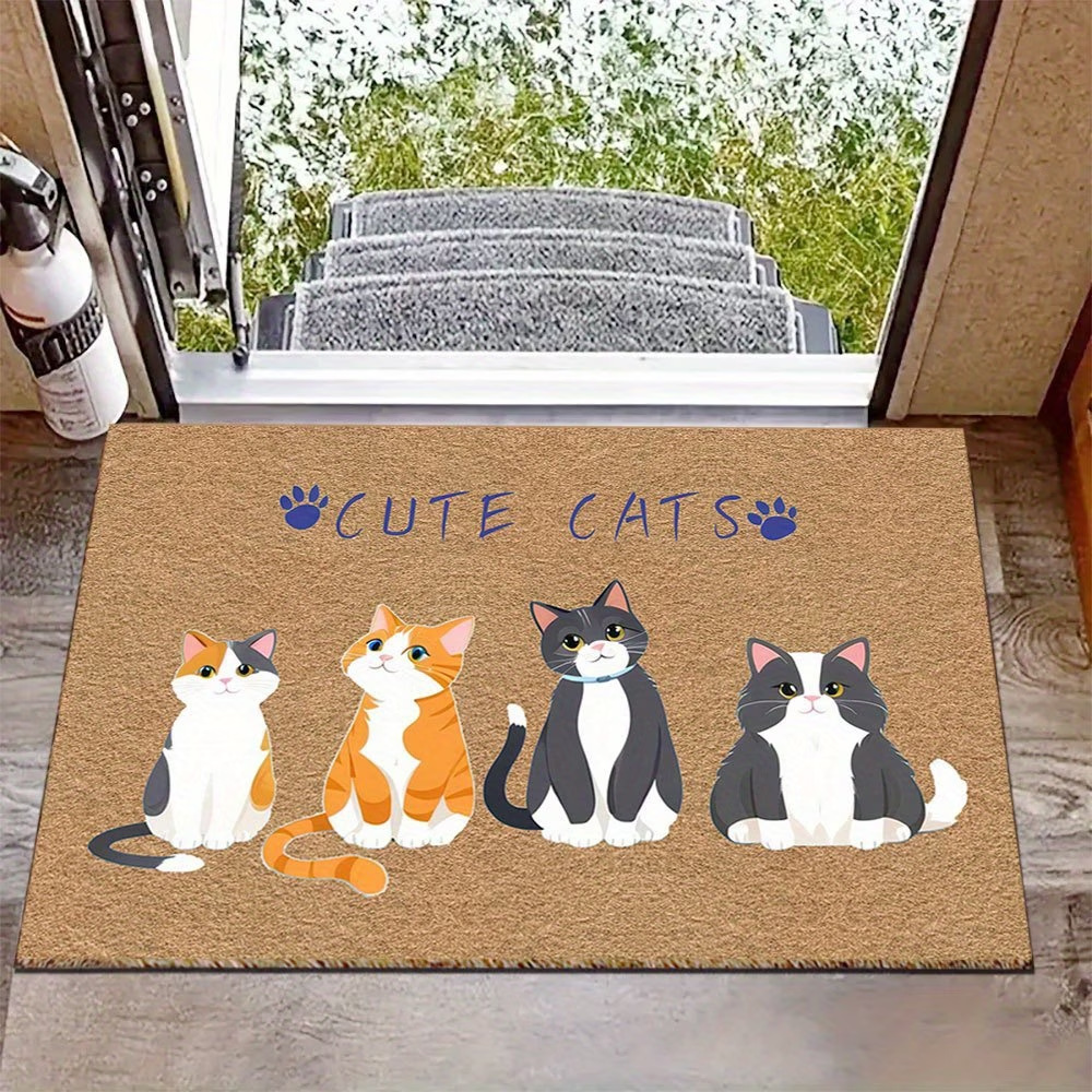 Amazon's Best-Selling Imitation Coconut Fiber Floor Mats for Entryways and Outdoor Areas, Thick and Durable, Dirt-Resistant and Dust-Removing Door Mats Wholesale