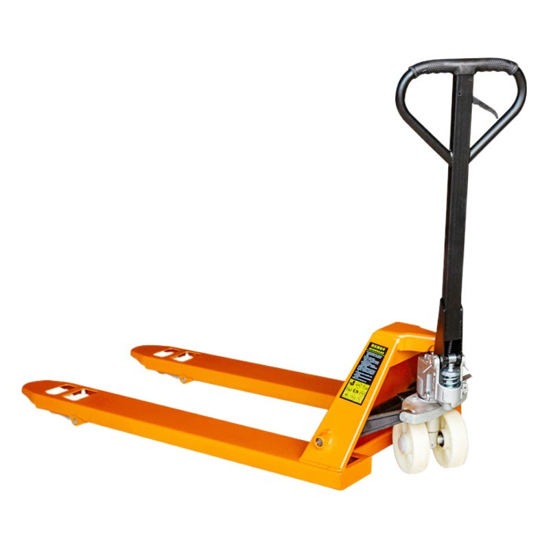 Вилочный погрузчик для крупного рогатого скота Ручная цилиндрическая гидравлическая тележка 2 тонны 3 тонны 5 тонн складской ручной толкающий прицеп погрузка и разгрузка гидравлическая тележка