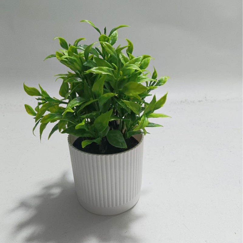 Amazon シミュレーション小さな鉢植え装飾品ホームユーカリローズリーリビングルームデスクトップ装飾造花プラスチック鉢植え|undefined