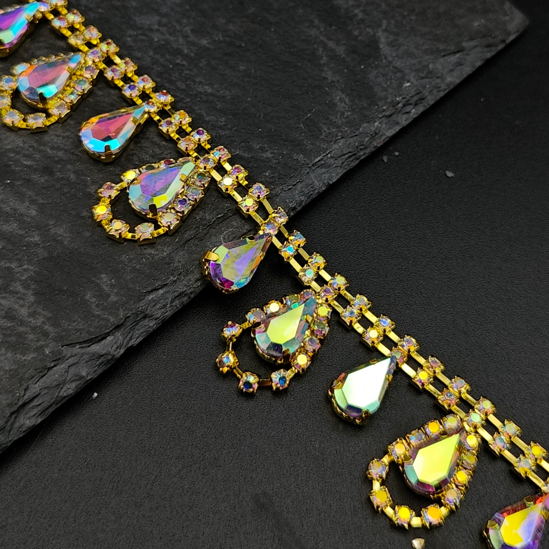Accessory with tassels drop-shaped, chain, accessories, DIY