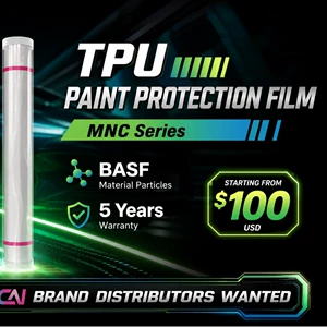 Cool color car wrap tpu7.5mil PCU tpu car wrap film ppf transparent car wrap self-healing hydrophobic coating