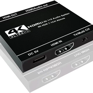 特价HDMI2.0分配器1进2出4K60HZ支持缩放支持HDMI音频破解HDCP2.2