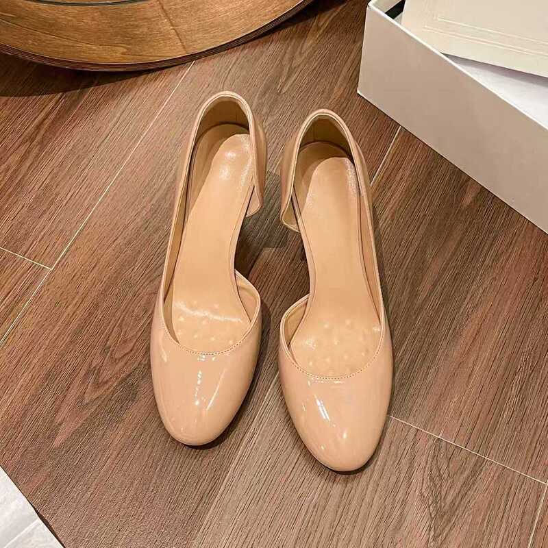 Fashionable Thin-Heeled Shallow-Mouthed Elegant Single Shoes, Korean Style, High-Value Versatile Round-Toe Sexy High Heels, New Model for Spring/Summer 2025 Fashionable Thin-Heeled Shallow-Mouthed Elegant Single Shoes, Korean Style, High-Value Versatile Round-Toe Sexy High Heels, New Model for Spring/Summer 2025