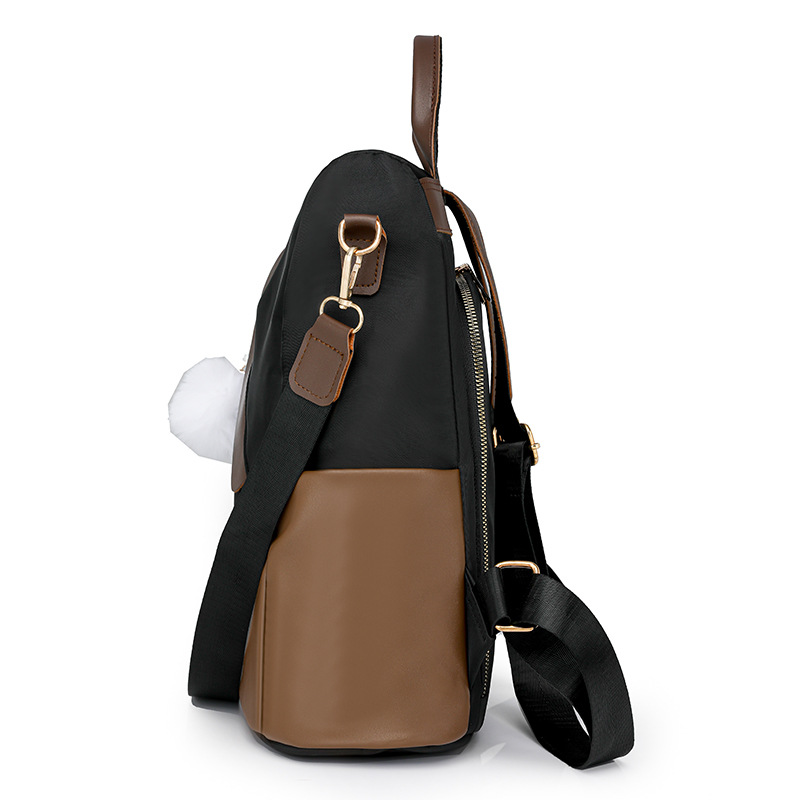 Bolsos para mujer nueva mochila antirrobo casual para mujer simple y versátil color de contraste mochila de viaje de viaje al por mayor