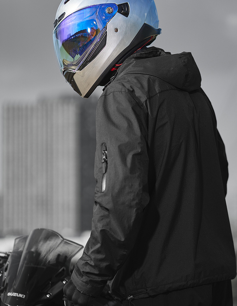 RNG New National Standard Motorcycle Helmet Full-Face Helmet for Men and Women with Dual Visors, Ventilation, Sun Protection, and Tail Light for Electric Vehicles