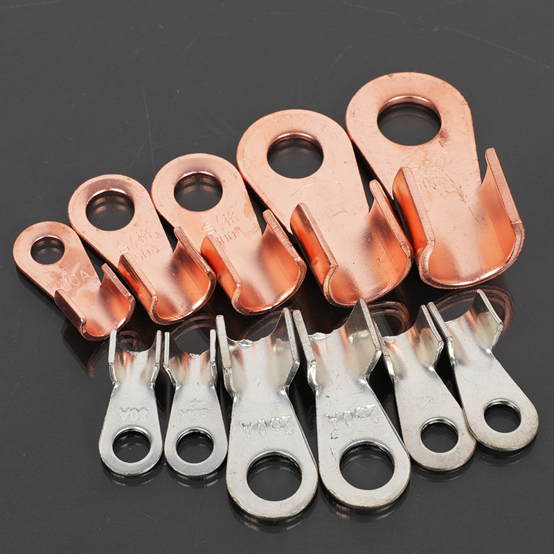 Manufacturer wholesale OT open nose, copper wire lug, tinned wire nose, crimping nose, open copper terminal block