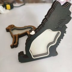 跨境创意新品木制猫毛狗毛宠物毛纪念盒纪念品木质工艺品摆件
