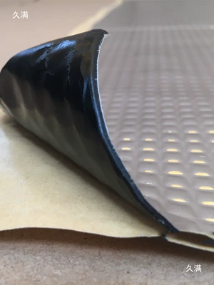 Black Rubber Aluminum Plate Butyl Car sound-absorbing cotton