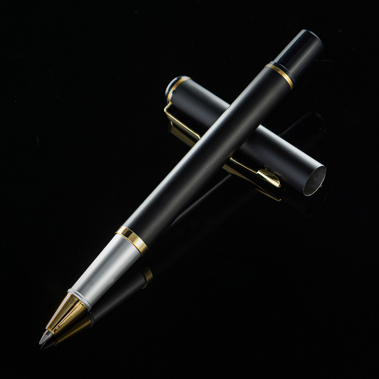 Pluma de firma de metal comercial mayorista regalos de oficina bolígrafo logotipo publicitario bolígrafo suministro spot