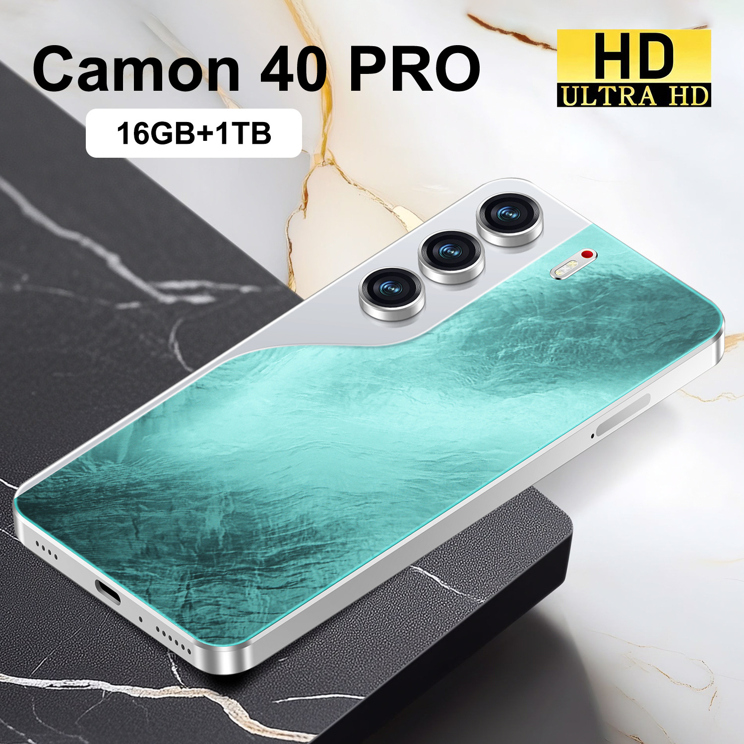 New Cross-Border Camon40 Pro Android Large-Screen All-In-One Device 16+1t Smart Foreign Trade Mobile Phone Source Manufacturer