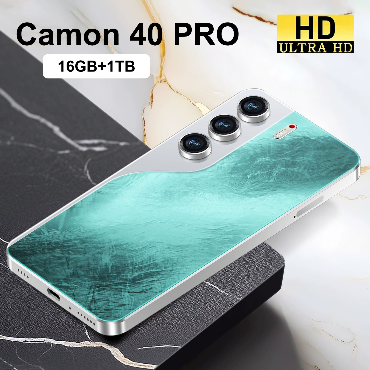 Новый кросс-борт Camon40 Pro Android с большим экраном, все-в-одном 16+1T, умный внешний торговый телефон, источник производителя