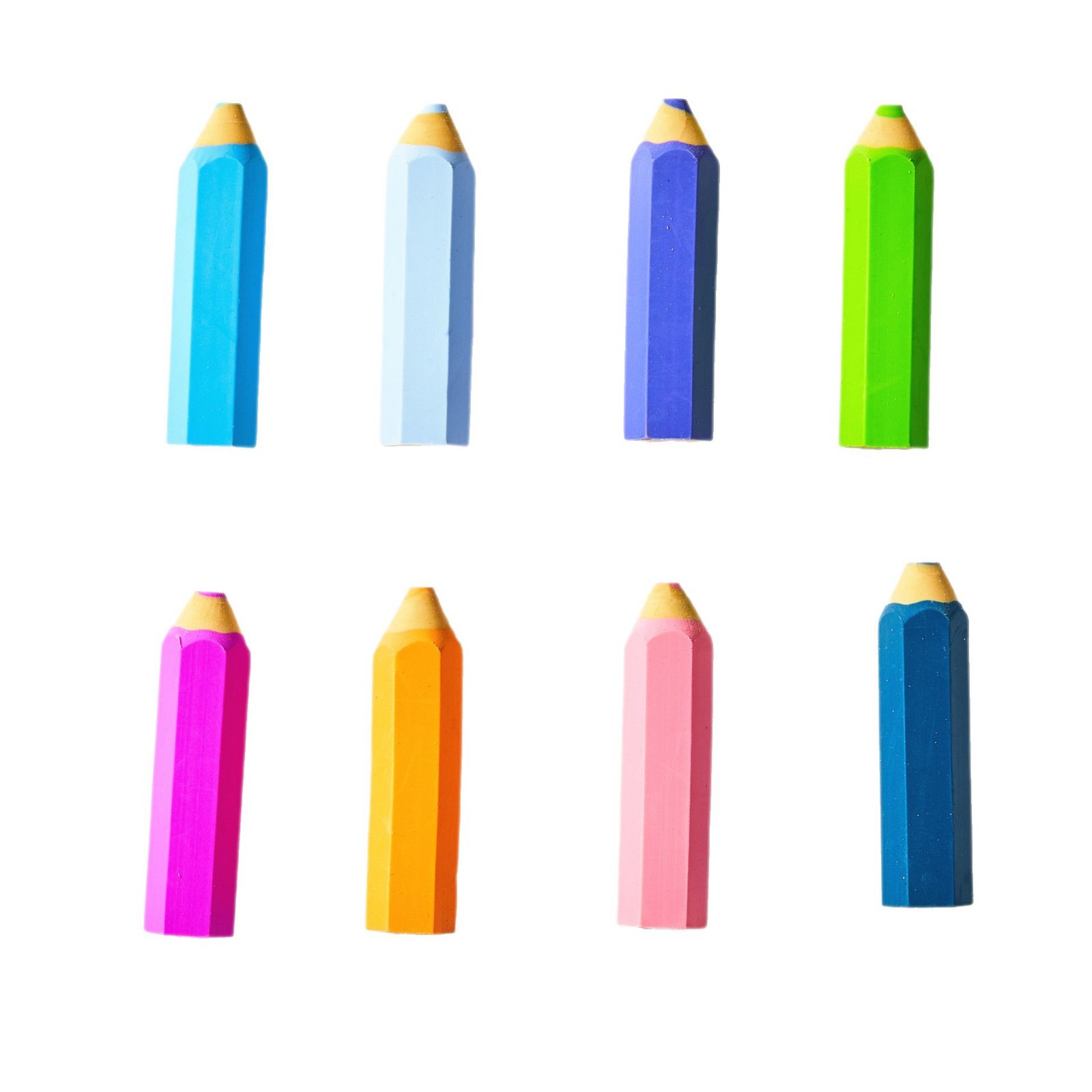 Lápices hexagonales borradores de borradores de estudiantes fábrica directa
