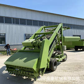 地下青贮池扒草机养牛场饲草装车取料机电动横移式青储取草车图片