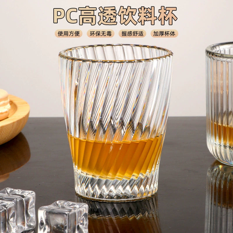 Устойчивые к падению в полоску виски бокалы вина кружки хрустального стекла северные сорта домашнего пива