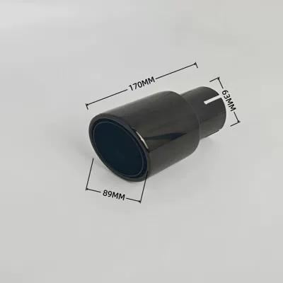black stainless steel modified: Exhaust pipe - 02-5289h8963