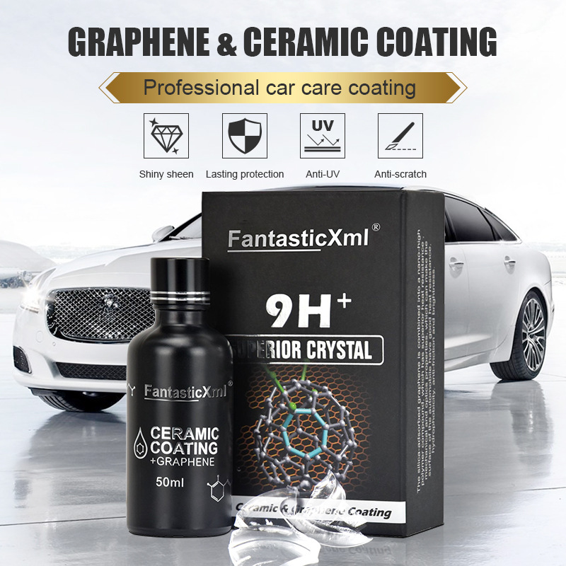 9h recubrimiento de pintura de coche Paquete de cristal nano alemán recubrimiento de pintura de vidrio líquido grado agente de cristal construcción de bienes genuinos