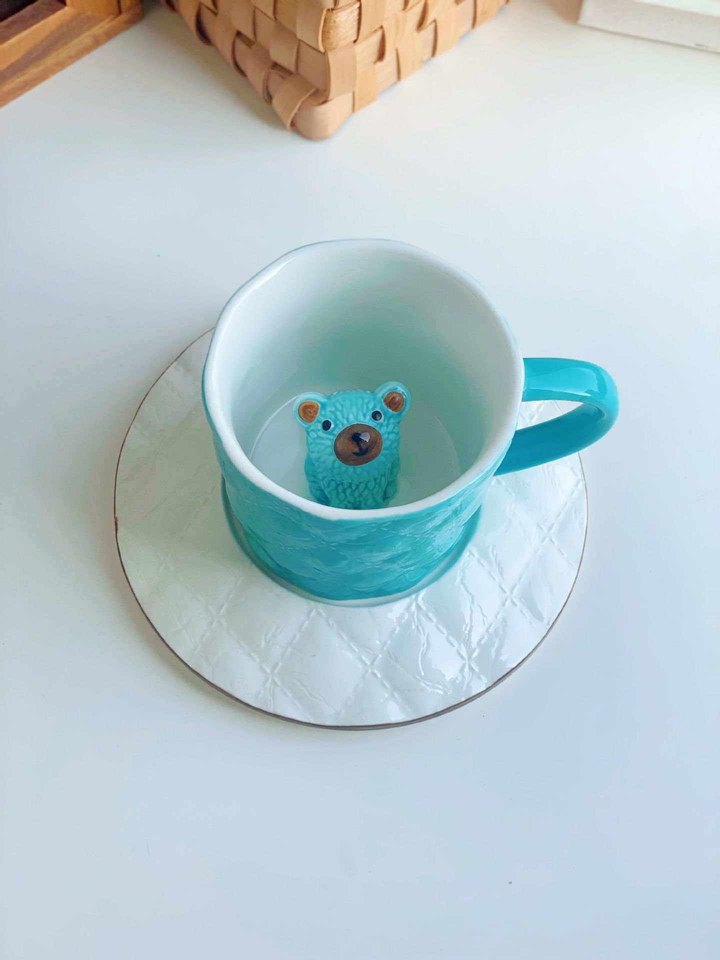 Cada 5 Yuan taza de cerámica taza de liquidación cantidad de stock no es mucho taza de café taza de agua taza de dibujos animados taza de desayuno