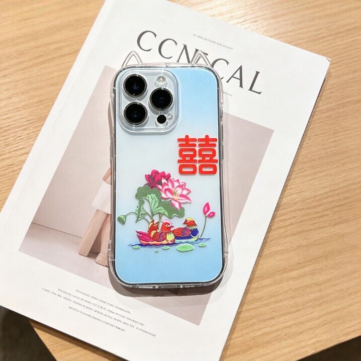 Lotus gradient happy character case suitable for 171615pro Apple phone case 1413/12 anti-drop 11 soft case XR/XS transparent Lotus gradient happy character case suitable for 171615pro Apple phone case 1413/12 anti-drop 11 soft case XR/XS transparent